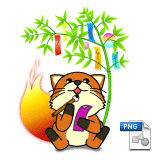 Image from Foxkeh's wallpaper for July 2007 (PNG)