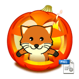 Image from Foxkeh's wallpaper for October 2007 (PNG)