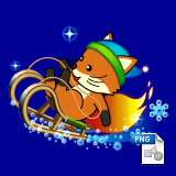 Image from Foxkeh's wallpaper for December 2008 (PNG)